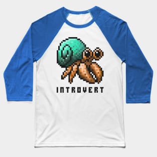 Introvert-Crab Baseball T-Shirt